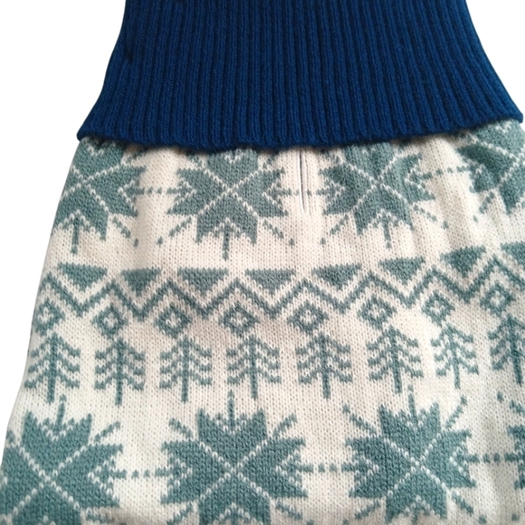 Target Pet Snowflake Dog & Cat Sweater| Wondershop Pull On Turtle Neck NEW - Picture 3 of 8